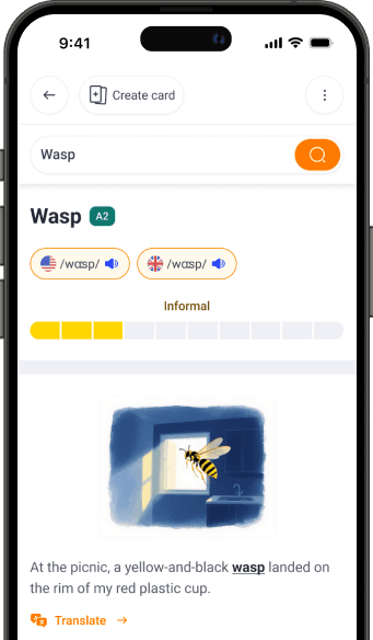 Vocabia app on iPhone